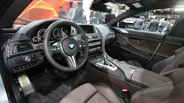 BMW M6 Gran Coupe at the Detroit show interior dashboard
