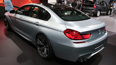 BMW M6 Gran Coupe at the Detroit show rear view