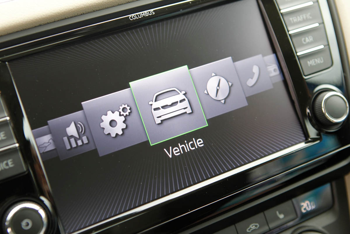 2013 Skoda Octavia media screen