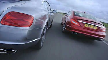 Maserati GranTurismo Sport v Mercedes CLS 63 AMG, BMW M6, Aston Martin DB9 and Bentley Continental GT Speed