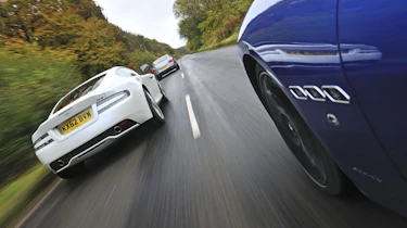 Maserati GranTurismo Sport v Mercedes CLS 63 AMG, BMW M6, Aston Martin DB9 and Bentley Continental GT Speed