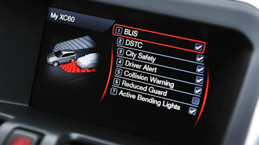 2013 Volvo XC60 Polestar media screen menu