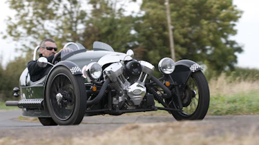 Morgan 3 Wheeler cornering
