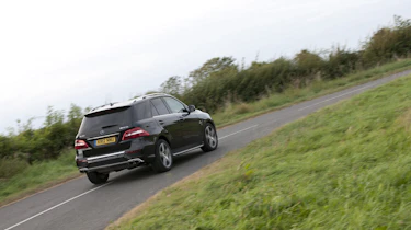 Mercedes ML63 driving