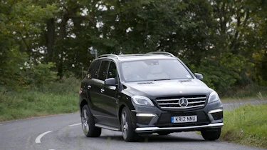 Mercedes ML63 AMG cornering