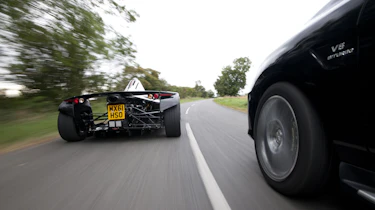 Morgan 3 Wheeler v Vauxhall Maloo v Mercedes ML63 v BAC Mono