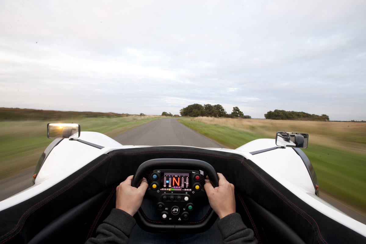 Morgan 3 Wheeler v Vauxhall Maloo v Mercedes ML63 v BAC Mono