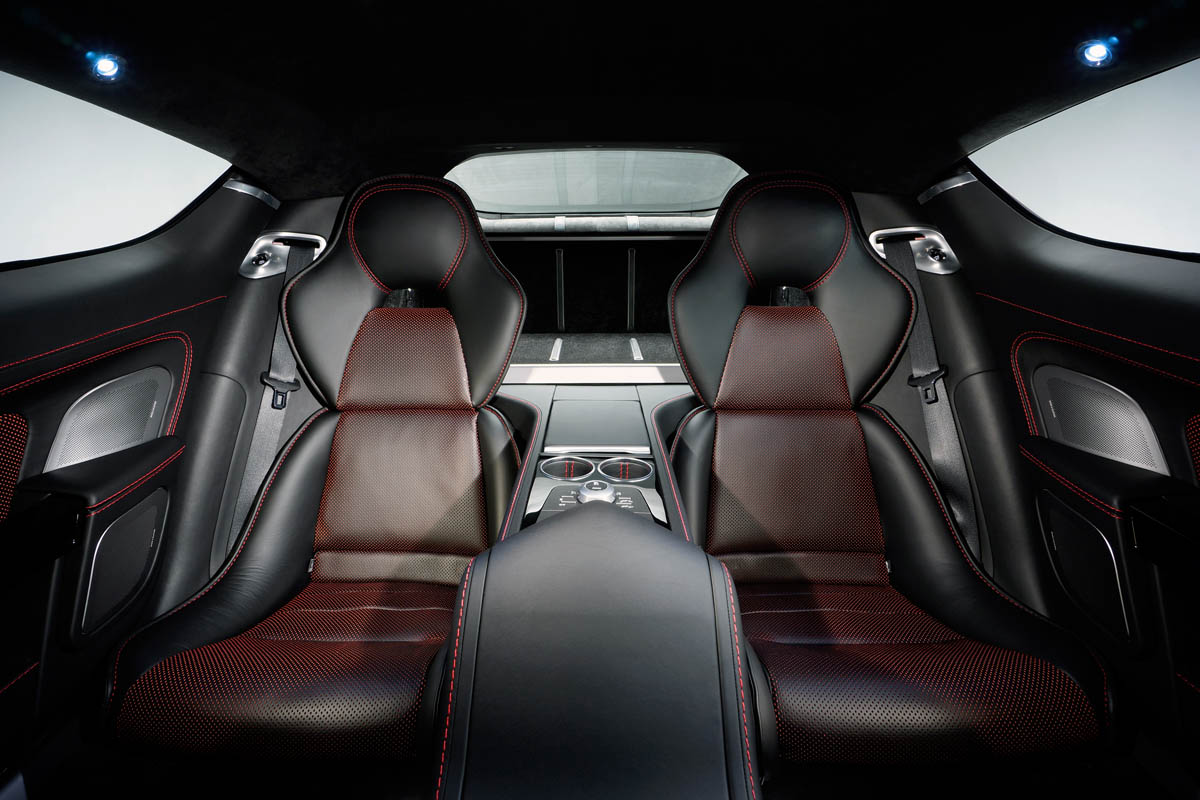 New Aston Martin Rapide S rear seats