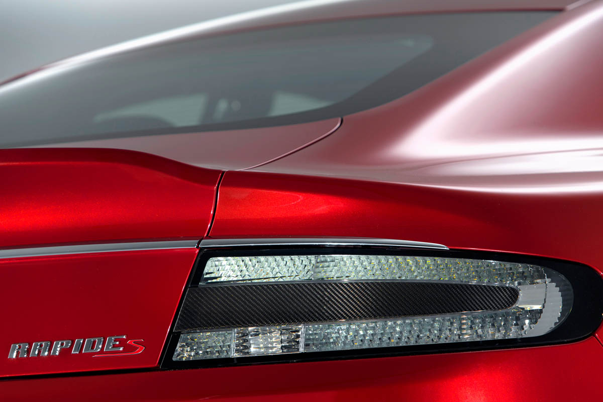 2013 Aston Martin Rapide S rear light carbon strip