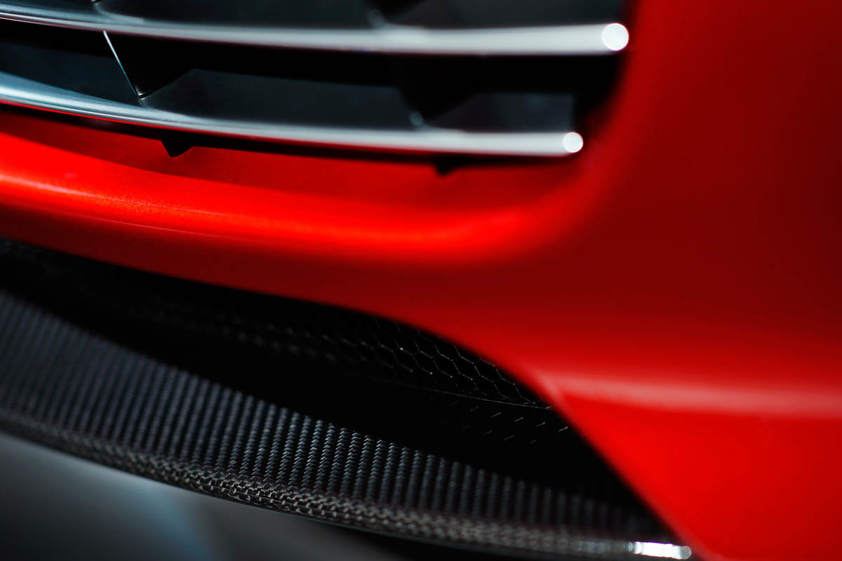 2013 Aston Martin Rapide S carbon front splitter