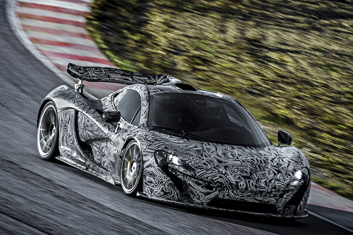 McLaren P1 testing