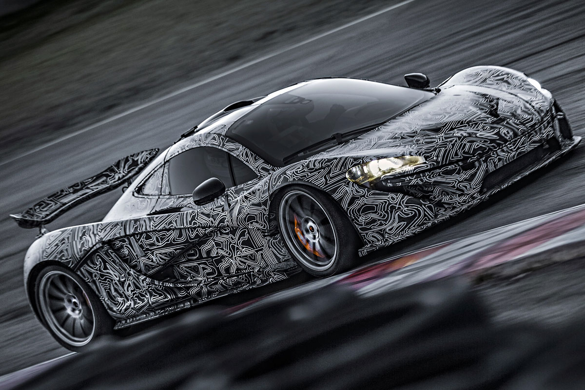 McLaren P1 testing