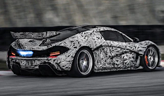 McLaren P1 testing