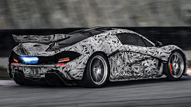 McLaren P1 testing