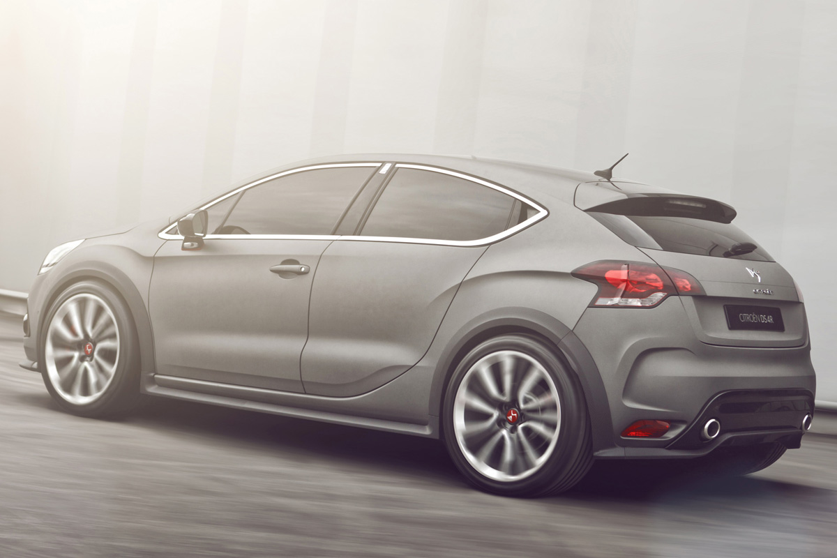 Citroen DS4 Racing concept car matt grey