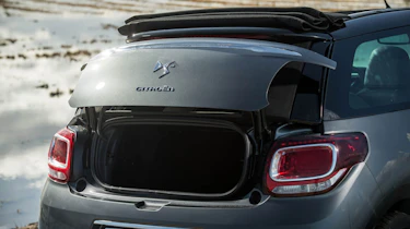 Citroen DS3 Cabriolet DSport THP 155 boot opening