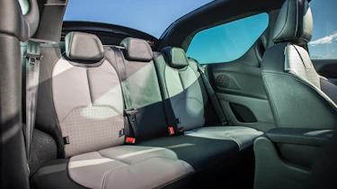 Citroen DS3 Cabriolet DSport THP 155 rear seats roof open
