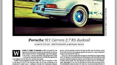 Art of Speed Porsche Ducktail issue 180