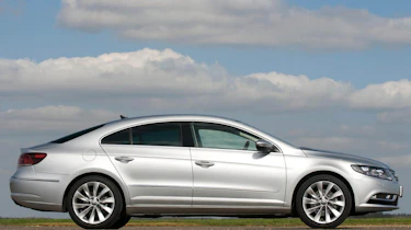Volkswagen CC GT TDI 140 silver side profile
