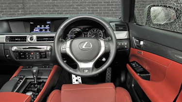 2012 Lexus GS450h F Sport interior dashboard