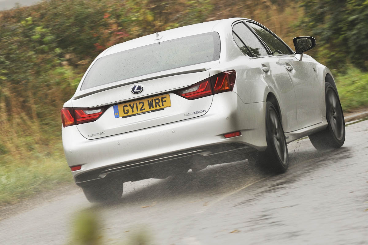 2012 Lexus GS450h F Sport rear view