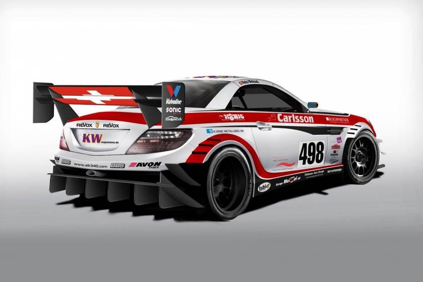 602bhp Mercedes SLK Carlsson SLK 340 hill climb car