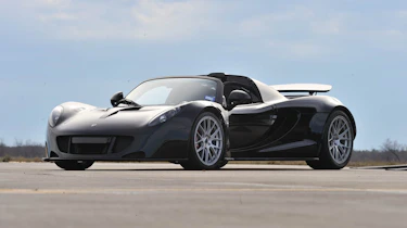 Hennessey Venom GT record run front view
