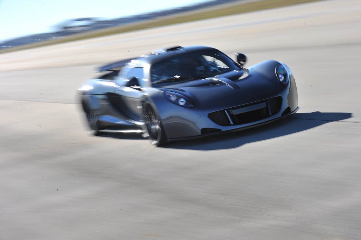 Hennessey Venom GT record run