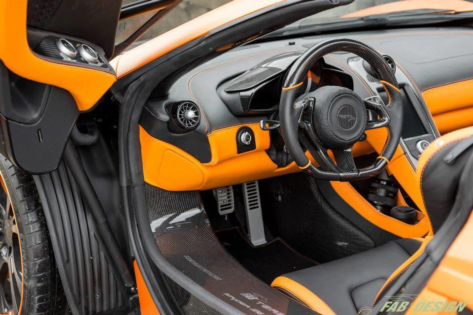 FAB Design Terso McLaren 12C Spider interior dashboard