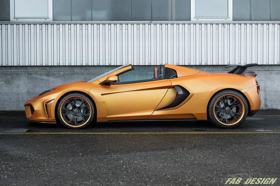 FAB Design Terso McLaren 12C Spider side profile