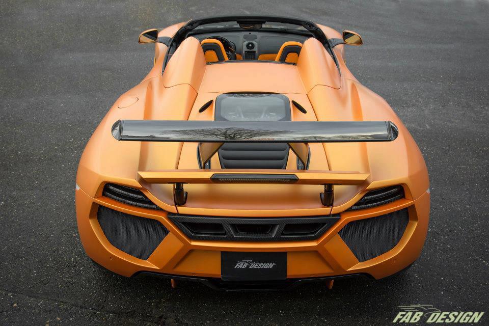 FAB Design Terso McLaren 12C Spider rear view