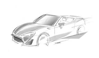 Toyota GT 86 convertible teased