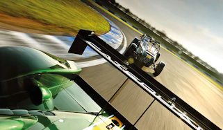 Caterhams on track