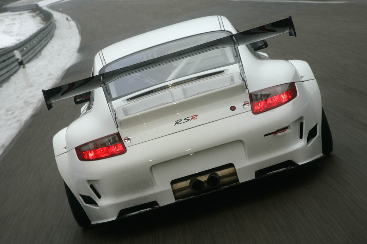 Porsche 911 RSRs at Le Mans 2013