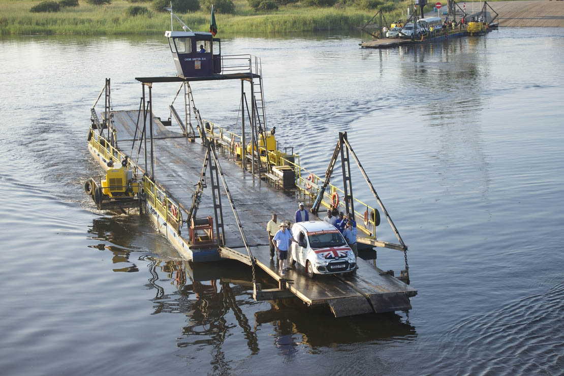 Fiat Panda Africa record run - Day 2 Ferry Crossing
