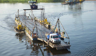 Fiat Panda Africa record run - Day 2 Ferry Crossing