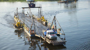 Fiat Panda Africa record run - Day 2 Ferry Crossing