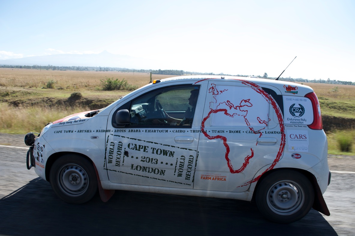 Fiat Panda Africa record run - Day 4