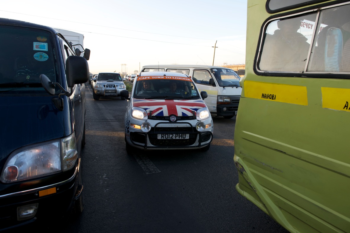 Fiat Panda Africa record run - Day 4