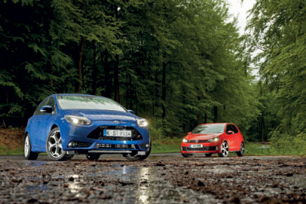 VW Golf GTI vs Ford Focus ST