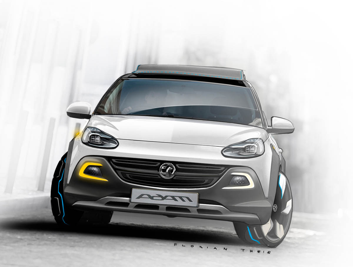 Vauxhall Adam Rocks concept car crossover convertible