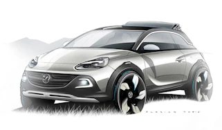 Vauxhall Adam Rocks concept car crossover convertible