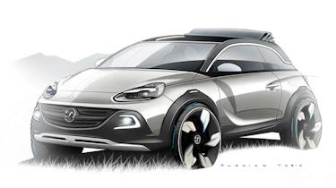 Vauxhall Adam Rocks concept car crossover convertible