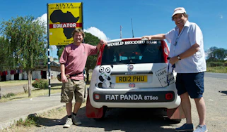 Fiat Panda Africa record run - Day 6