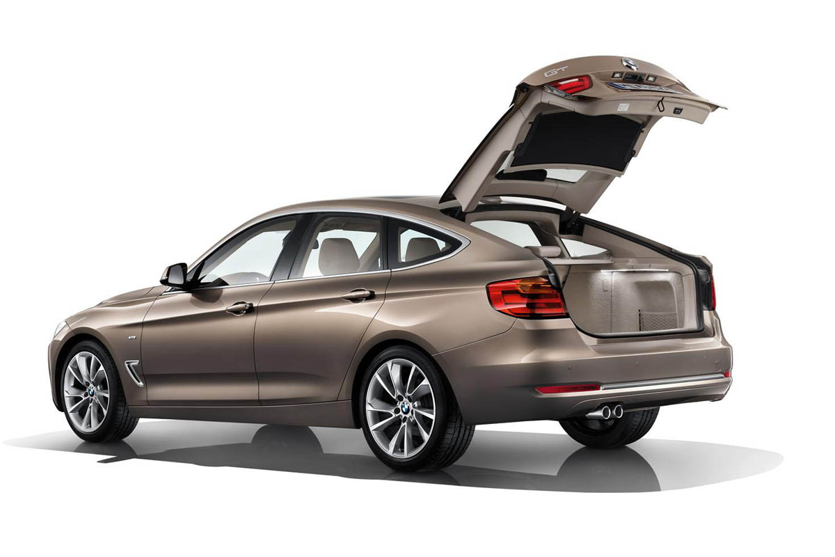 BMW 3-series GT boot hatchback open