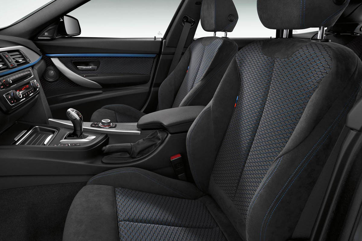 BMW 3-series GT front seats