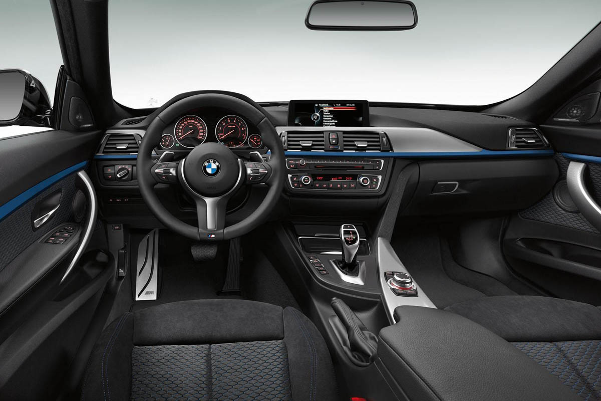 BMW 3-series GT interior dashboard