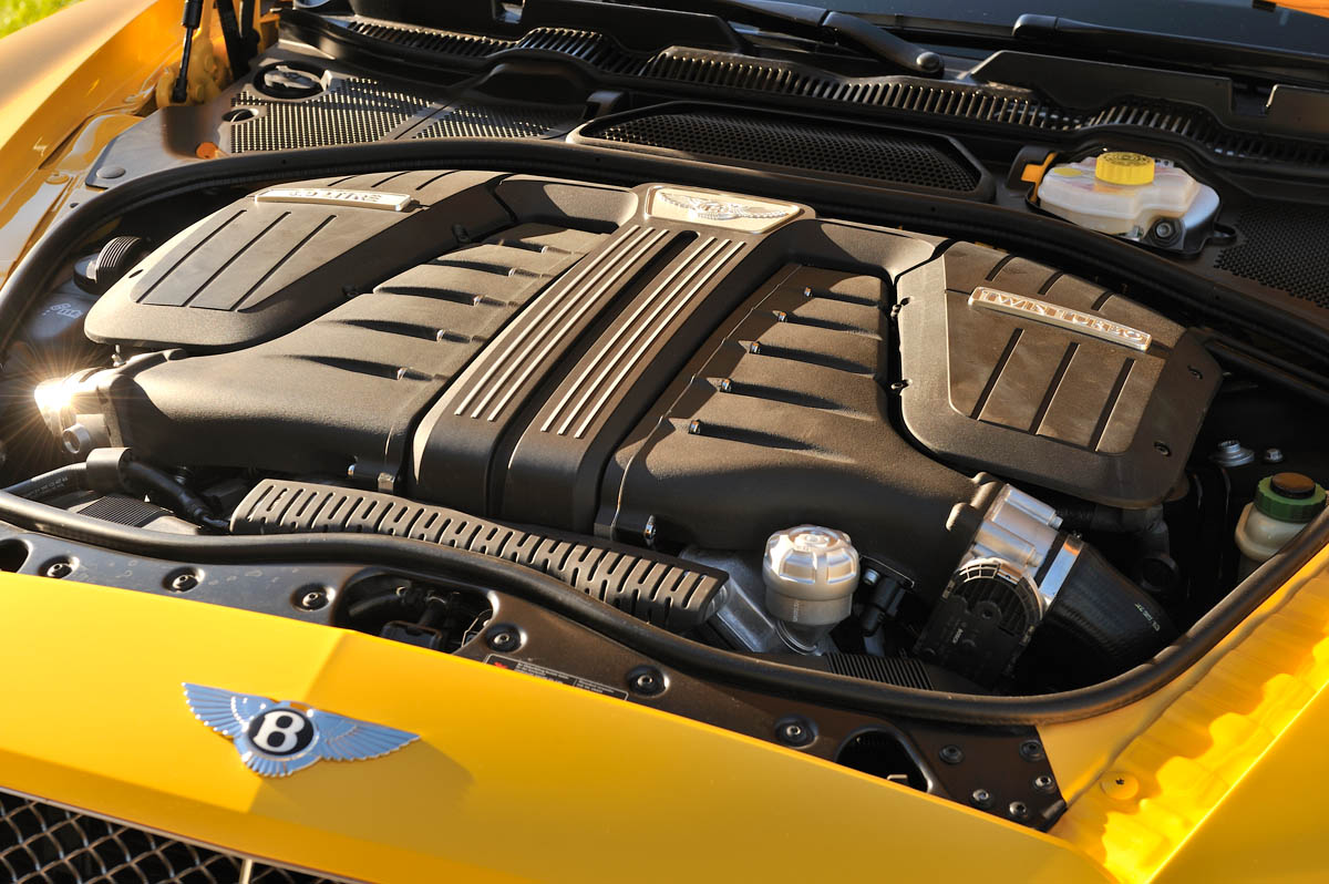 2013 Bentley Continental GT Speed W12 twin-turbo engine
