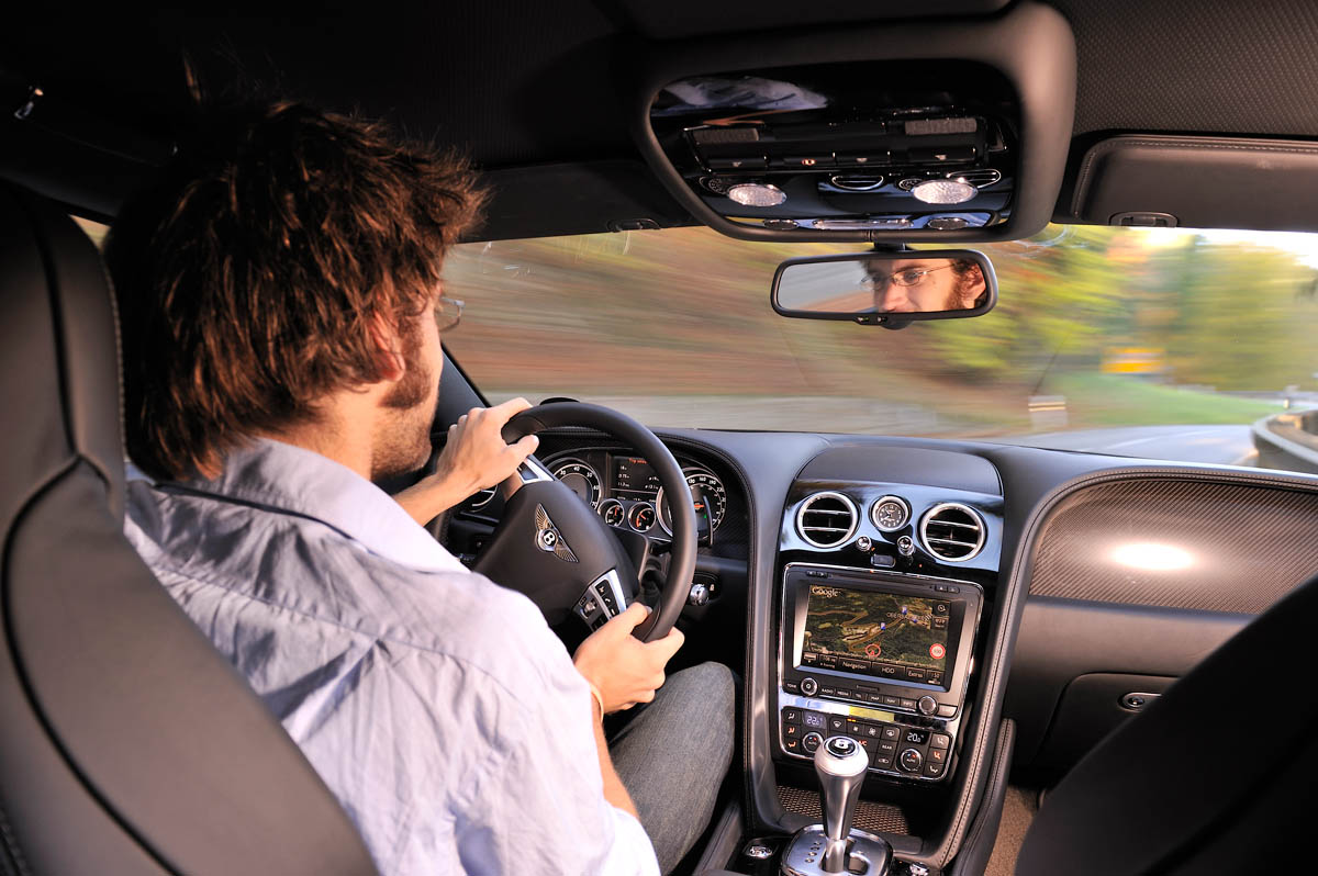 2013 Bentley Continental GT Speed interior dashboard driving