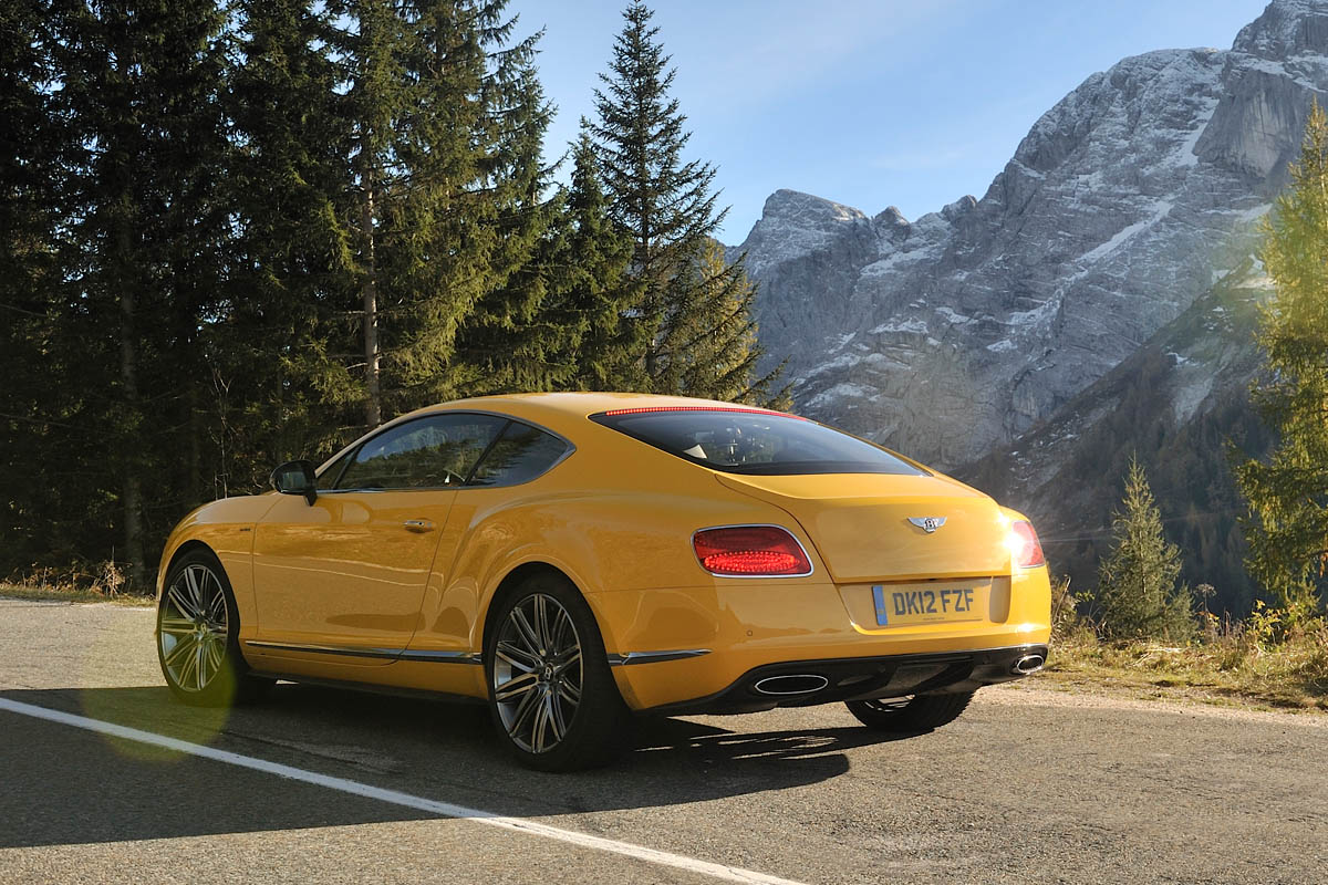 2013 Bentley Continental GT Speed rear view